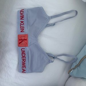 Monogram Logo Unlined Triangle Bralette

 
In blue